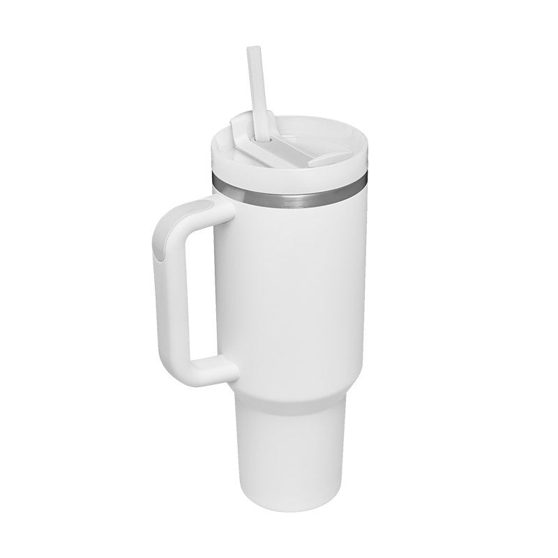 Thermal Mug 40oz Straw Coffee Insulation Cup With Handle