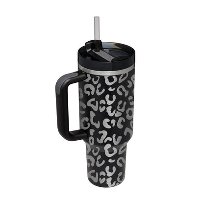 Thermal Mug 40oz Straw Coffee Insulation Cup With Handle