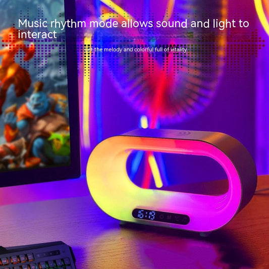 Smart 3-in-1 LED Night Light, Wireless Charger, and Alarm Clock