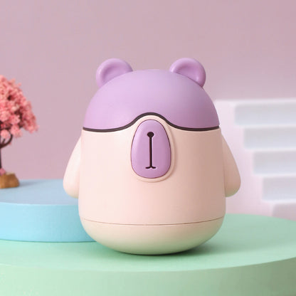 Adorable Bear Mini Desktop Humidifier - Cute Pet Cartoon Design, USB-Powered