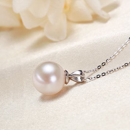 Silver Pearl Necklace