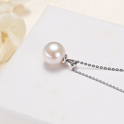 Silver Pearl Necklace