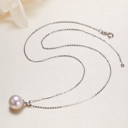 Silver Pearl Necklace