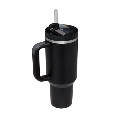 Thermal Mug 40oz Straw Coffee Insulation Cup With Handle